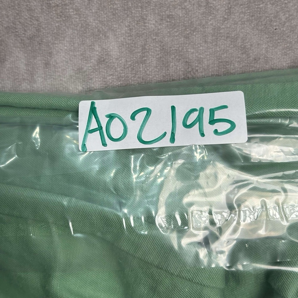 Brooks Brothers Hudson Chino Pants 38x30 Green Linen Blend Tapered Spring Preppy - Picture 8 of 8